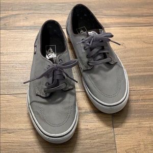 Grey Vans sneakers
